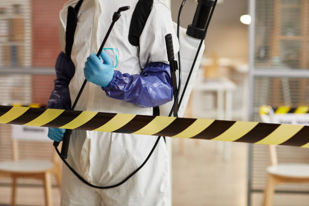 Professional Biohazard Cleanup technician working in Strongsville, OH